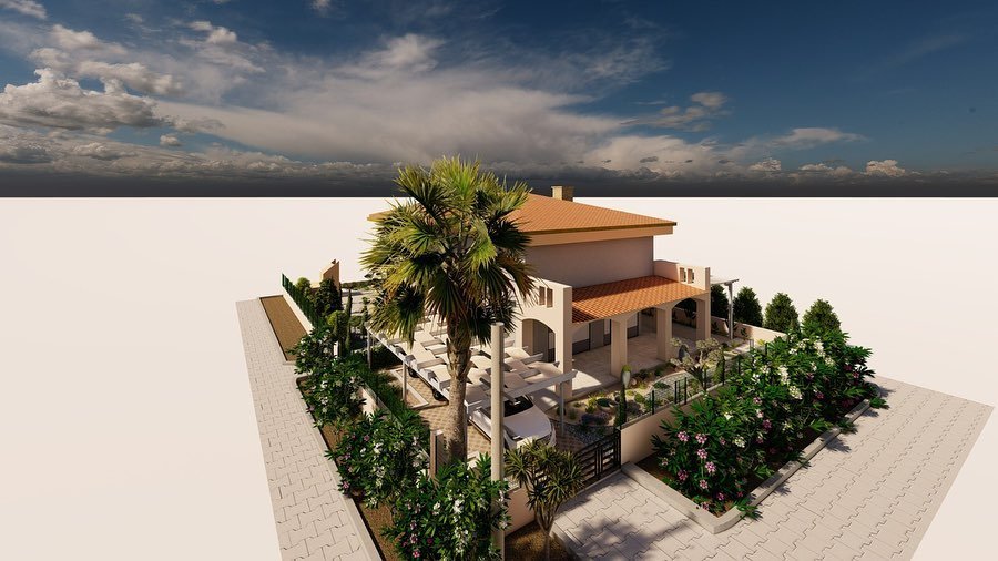 Villa Üst Bakış Planı
